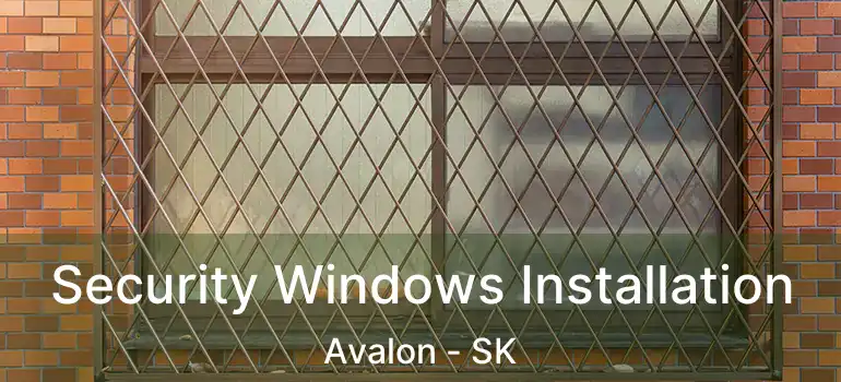  Security Windows Installation Avalon - SK