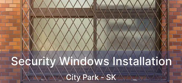  Security Windows Installation City Park - SK