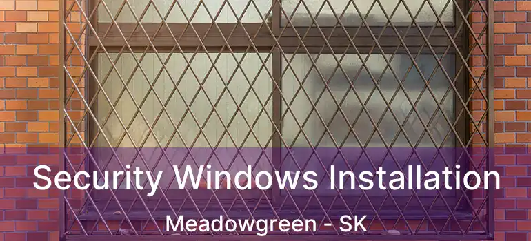  Security Windows Installation Meadowgreen - SK