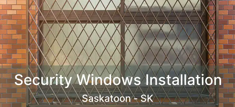  Security Windows Installation Saskatoon - SK