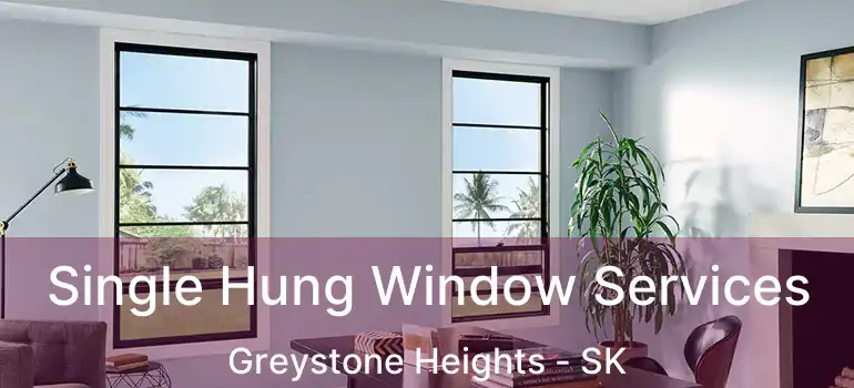  Single Hung Window Services Greystone Heights - SK