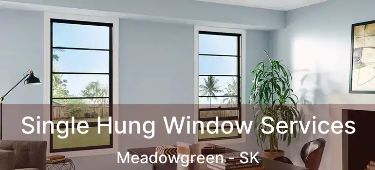  Single Hung Window Services Meadowgreen - SK