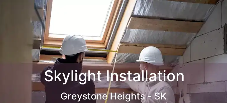  Skylight Installation Greystone Heights - SK