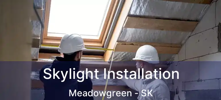  Skylight Installation Meadowgreen - SK