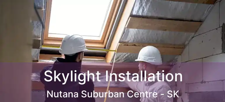  Skylight Installation Nutana Suburban Centre - SK