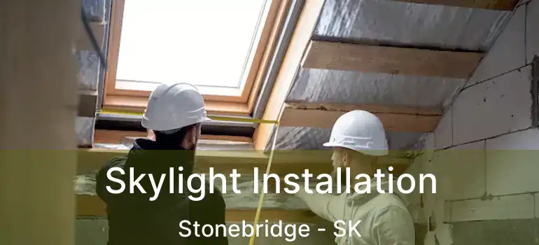  Skylight Installation Stonebridge - SK