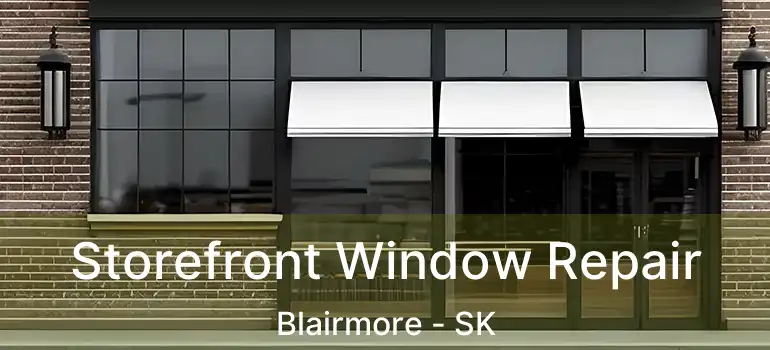  Storefront Window Repair Blairmore - SK