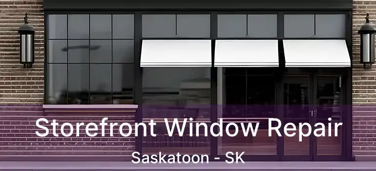  Storefront Window Repair Saskatoon - SK