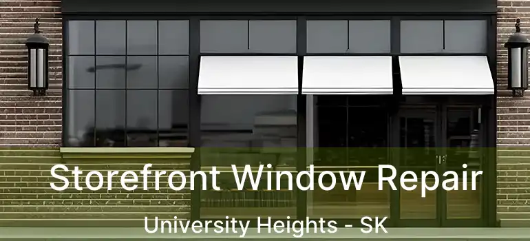  Storefront Window Repair University Heights - SK