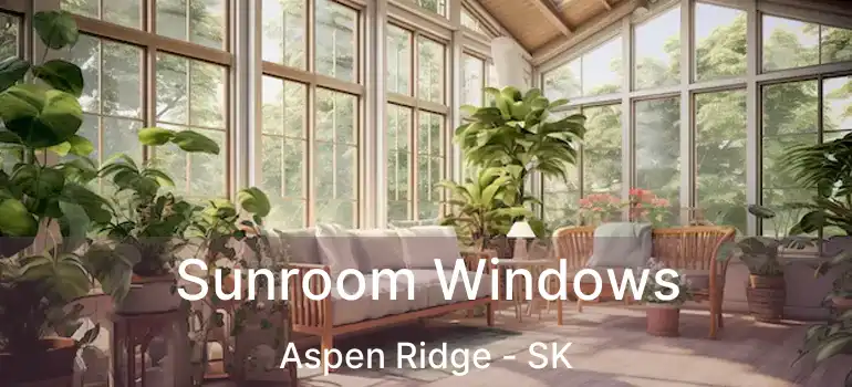  Sunroom Windows Aspen Ridge - SK