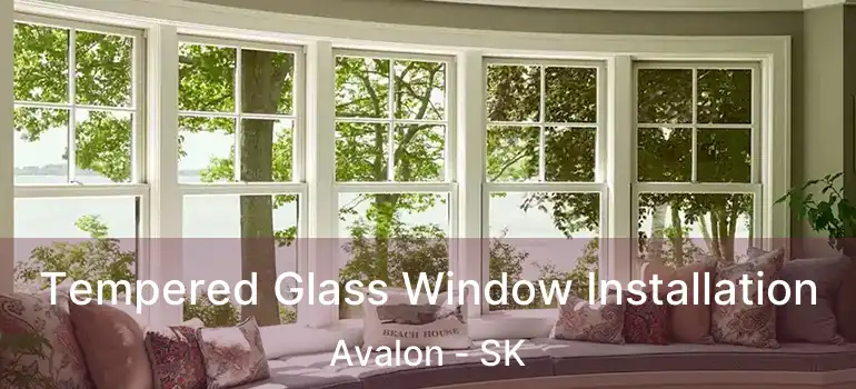  Tempered Glass Window Installation Avalon - SK