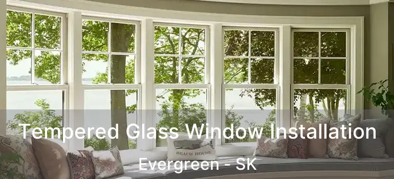  Tempered Glass Window Installation Evergreen - SK