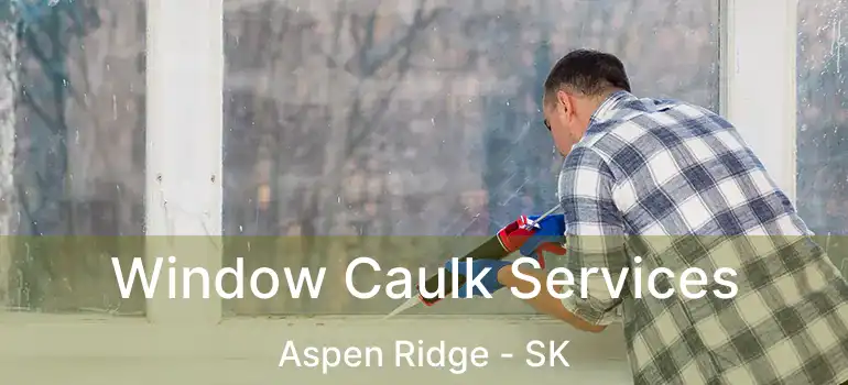  Window Caulk Services Aspen Ridge - SK