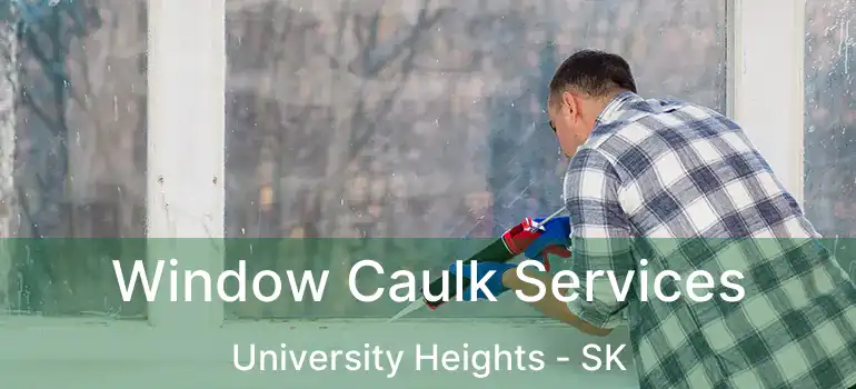  Window Caulk Services University Heights - SK