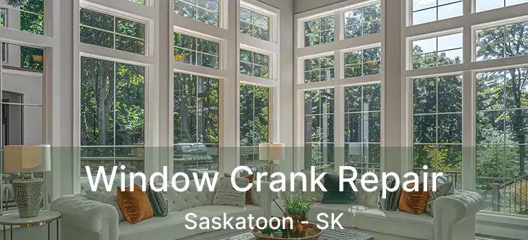  Window Crank Repair Saskatoon - SK