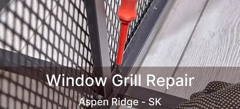  Window Grill Repair Aspen Ridge - SK