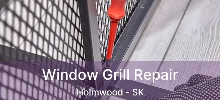  Window Grill Repair Holmwood - SK