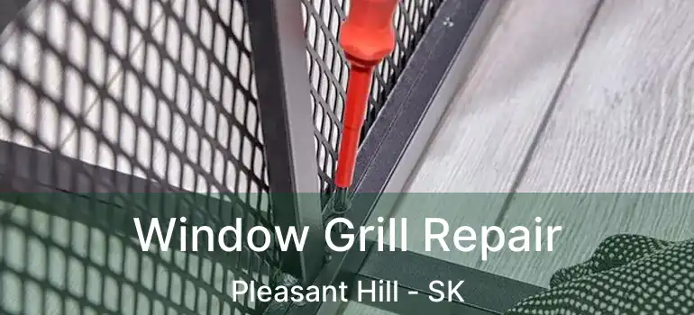  Window Grill Repair Pleasant Hill - SK