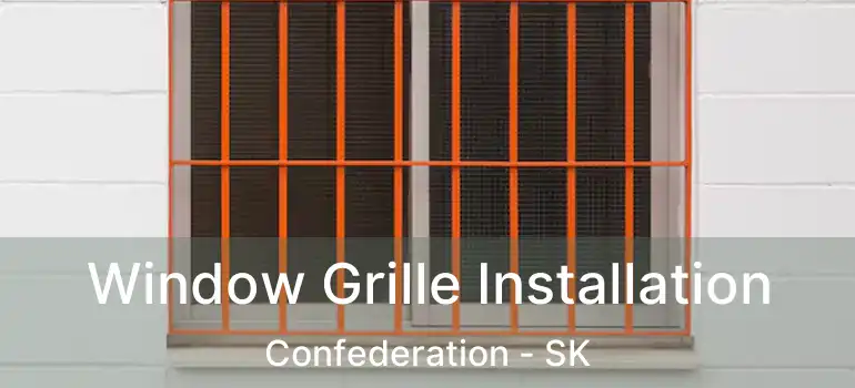  Window Grille Installation Confederation - SK