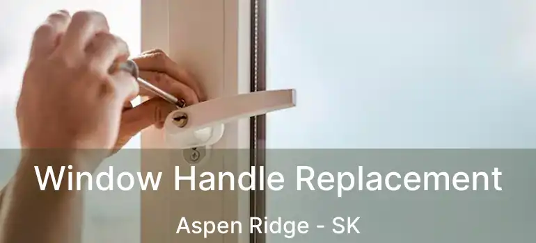  Window Handle Replacement Aspen Ridge - SK