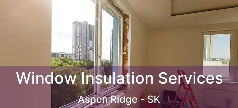  Window Insulation Services Aspen Ridge - SK