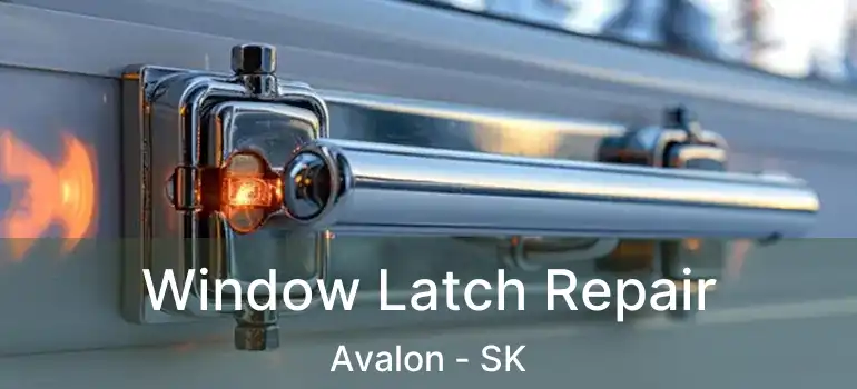  Window Latch Repair Avalon - SK