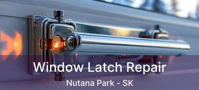  Window Latch Repair Nutana Park - SK