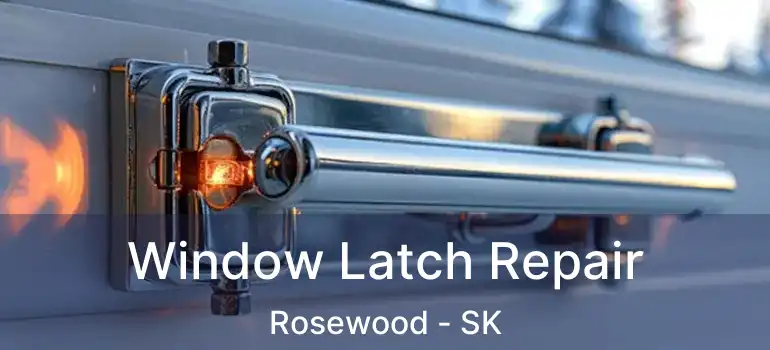  Window Latch Repair Rosewood - SK