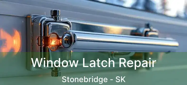  Window Latch Repair Stonebridge - SK