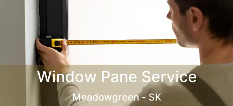  Window Pane Service Meadowgreen - SK