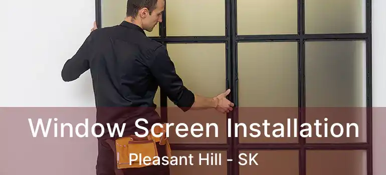  Window Screen Installation Pleasant Hill - SK