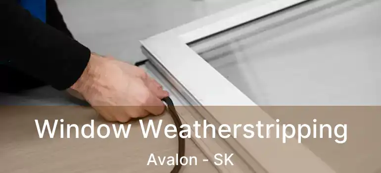  Window Weatherstripping Avalon - SK