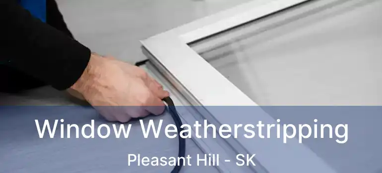  Window Weatherstripping Pleasant Hill - SK