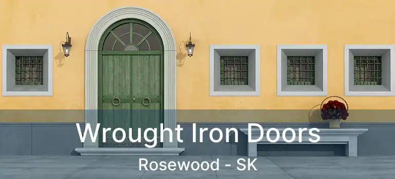  Wrought Iron Doors Rosewood - SK